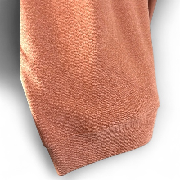 Peter Millar Quarter Zip Preppy Knit Sweater Golf Pullover Autumn Rust Orange-XL - Picture 10 of 10